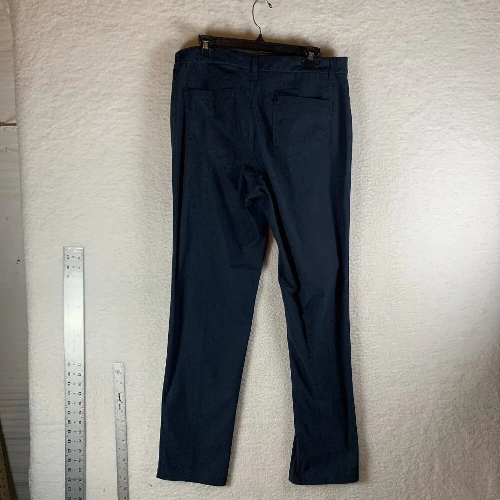 VRST Commuter 2-Way Pants Men's 34 Navy Blue Polyester Stretch Athletic Fit 9782